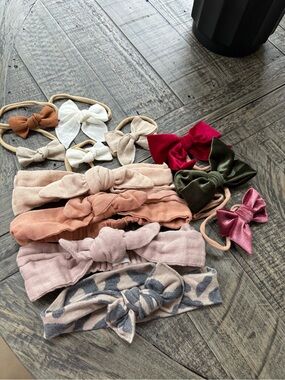 Assorted Baby Girl Bow Headbands